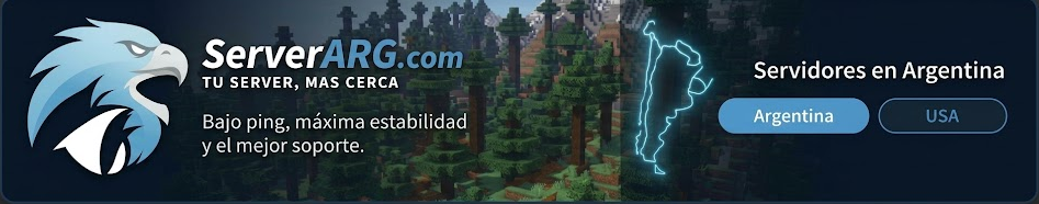ServerARG: hosting de servidores de juegos en Argentina